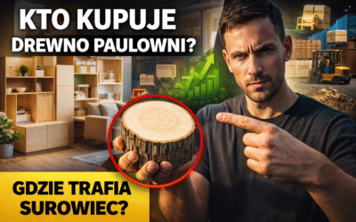 Do czego wykorzystuje się drewno paulowni i kto je kupuje?