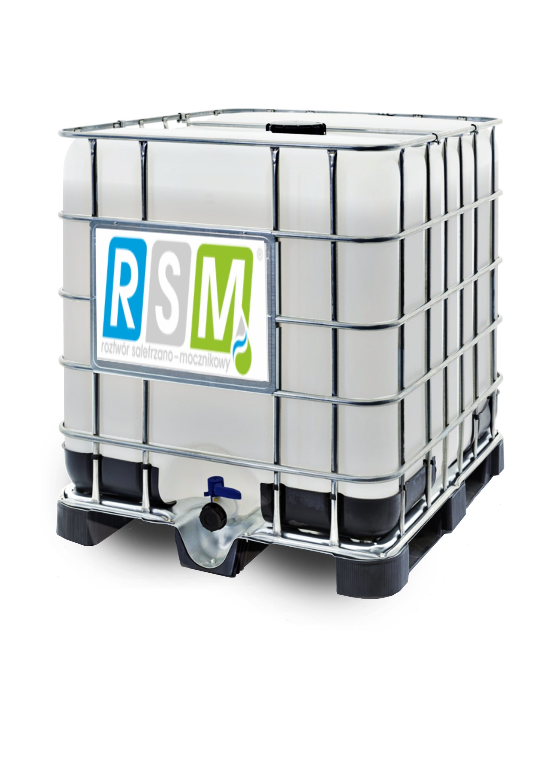 Mauzer 1000 l z nawozem RSM 32% stosowany do nawożenia plantacji paulowni